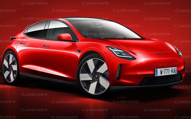 Tesla Model 2 render