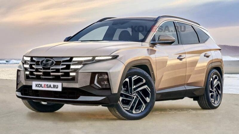 Hyundai Tucson 2024 render