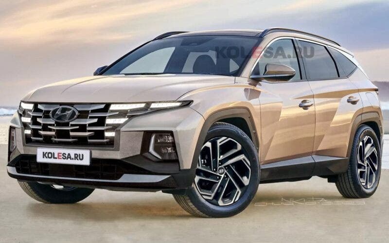 Hyundai Tucson 2024 render