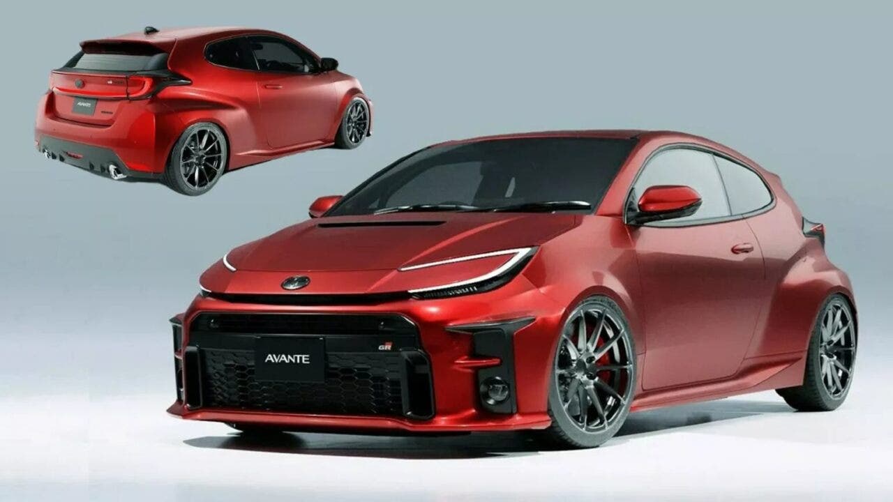 Toyota Yaris GR render Avante Design