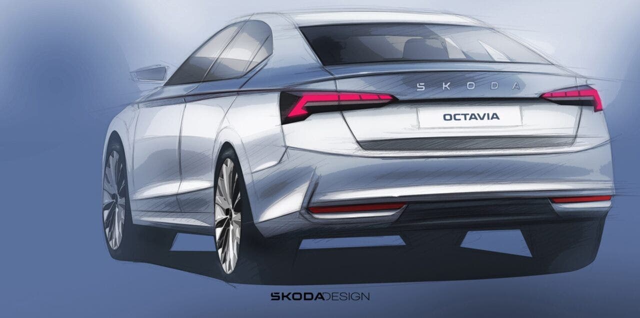 Skoda Octavia 2024 render