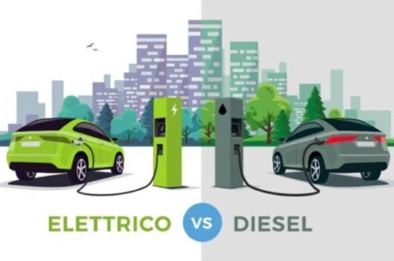 Auto Diesel vs Elettriche