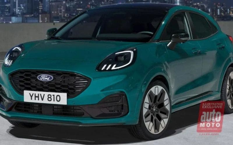 Ford Puma render elettrica