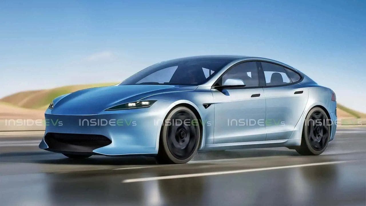 Tesla Model S render