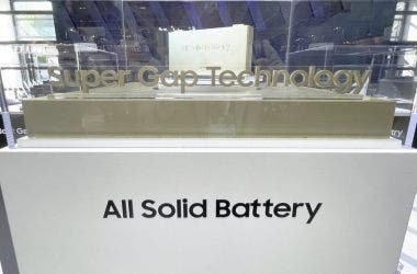 Samsung batteria stato solido