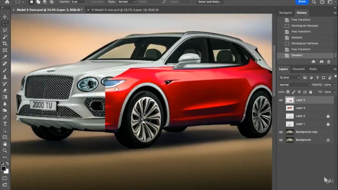 base bentley per rendering tesla