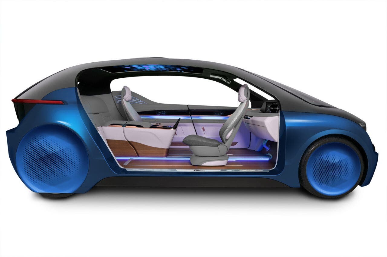 Electric Vehicle Interior concept yanfeng