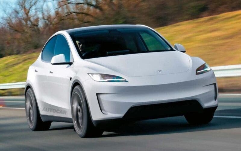 Tesla Model Y Juniper 2025 render