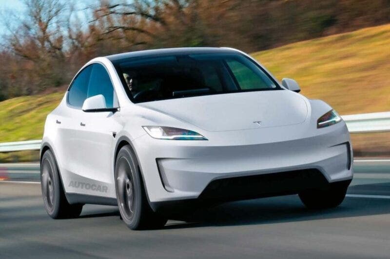 Tesla Model Y Juniper 2025 render