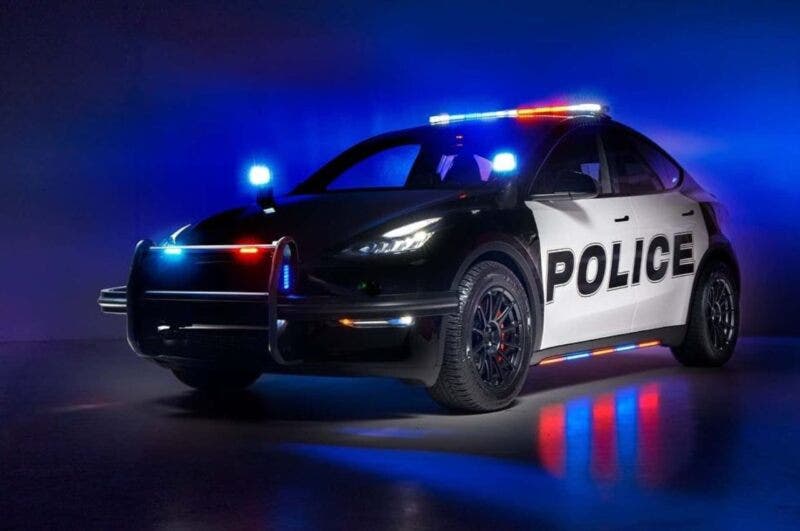 Tesla Model Y Police