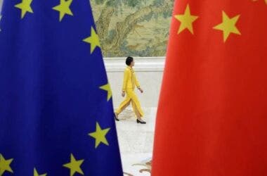 bandiere ue e cina