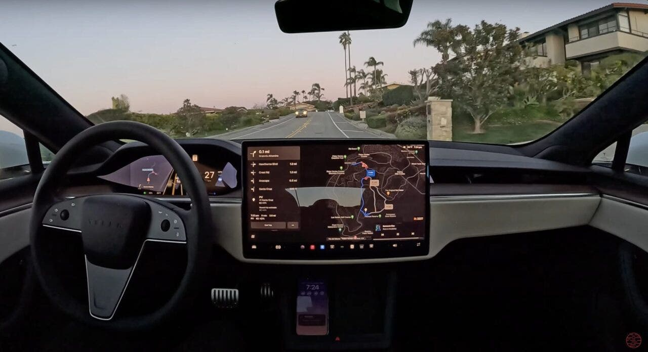 full self-driving tesla 