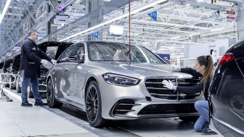 Mercedes Classe S, produzione