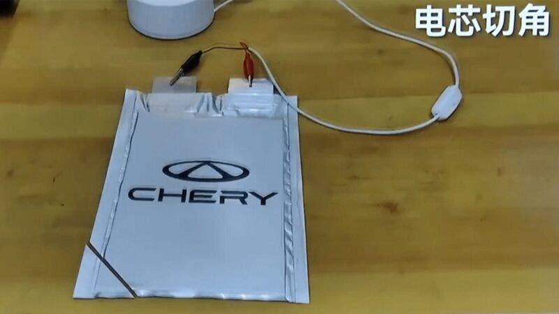 Chery batteria stato solido