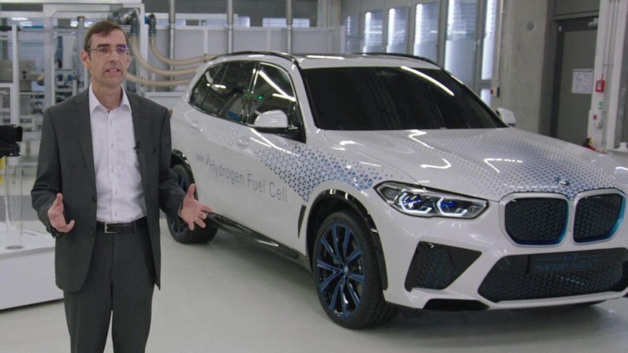 Jürgen Guldner con BMW a idrogeno