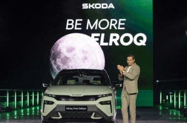 Klaus Zellmer alla presentazione della skoda elroq