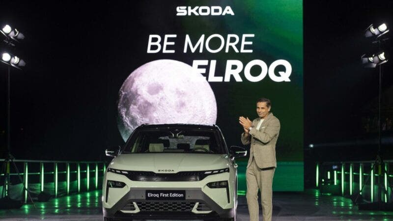 Klaus Zellmer alla presentazione della skoda elroq