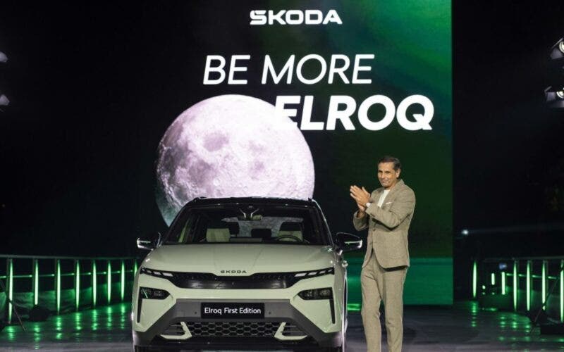 Klaus Zellmer alla presentazione della skoda elroq