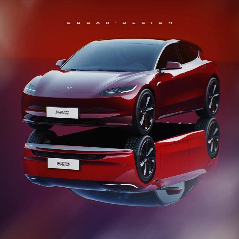 Tesla Model 2 render