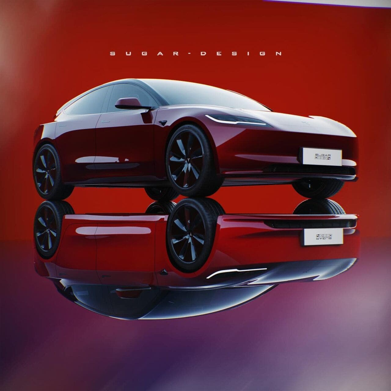 Tesla Model 2 render