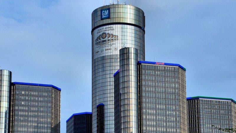 renaissance center di general motors a detroit