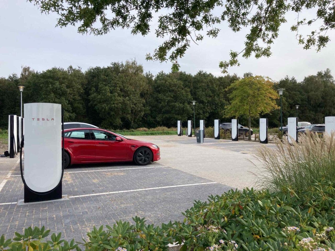 tesla supercharger