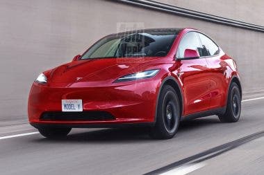 Tesla Model Y 2025 render