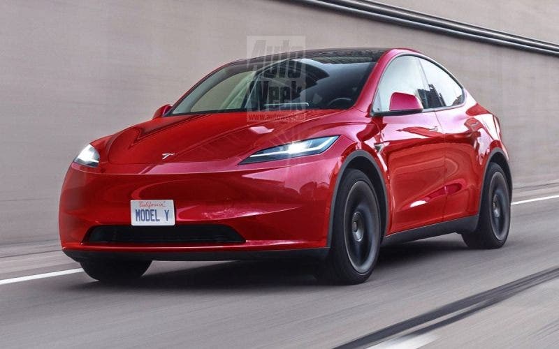 Tesla Model Y 2025 render