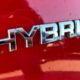 logo hybrid toyota