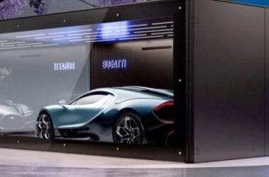 FG-01 garage con una bugatti