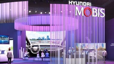 Hyundai Mobis presentazione del display, render