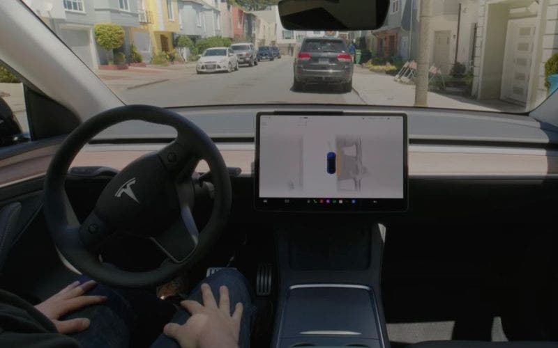 tesla full self driving