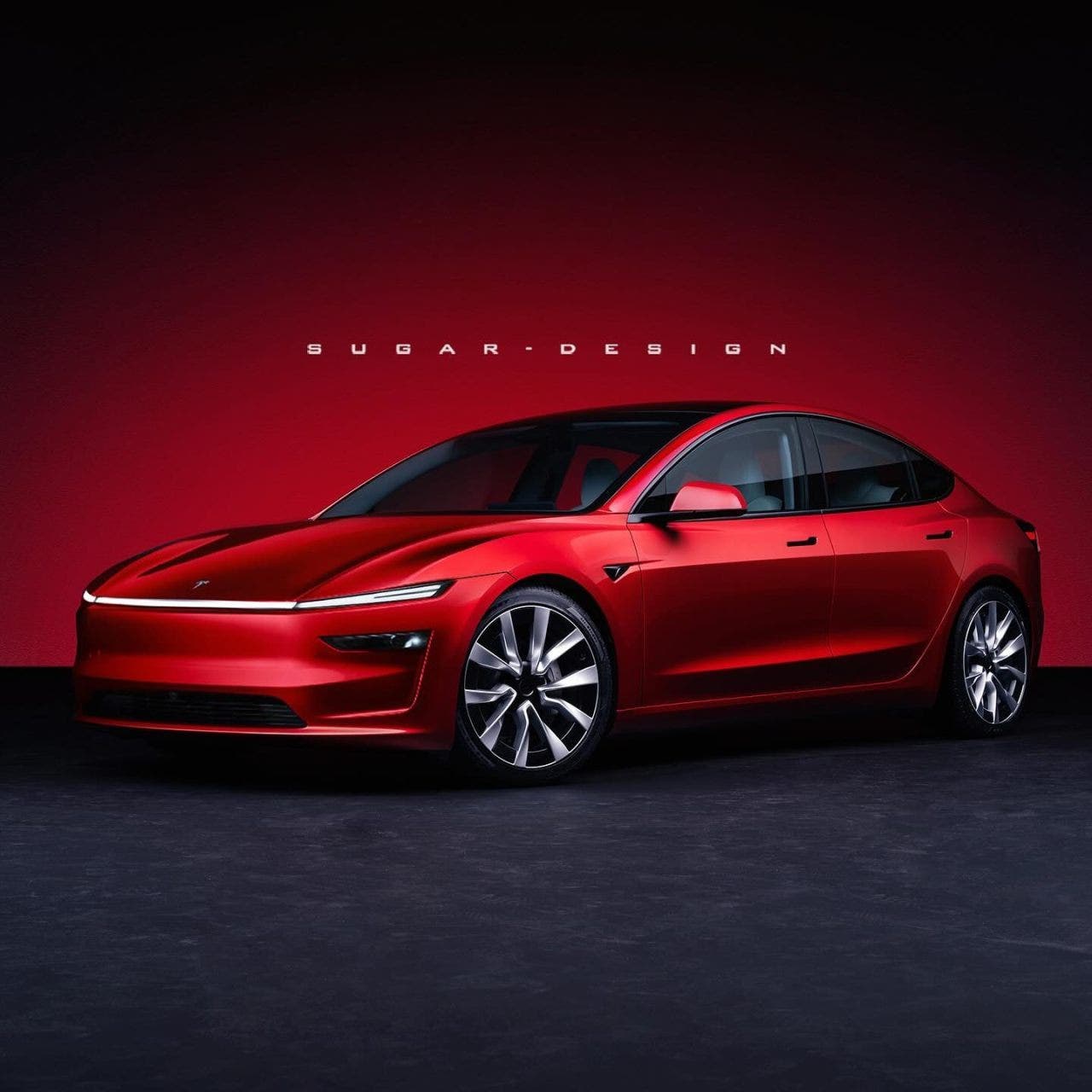 Tesla Model 3 render Juniper