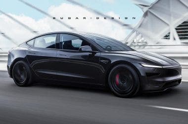 Tesla Model 3 render Juniper