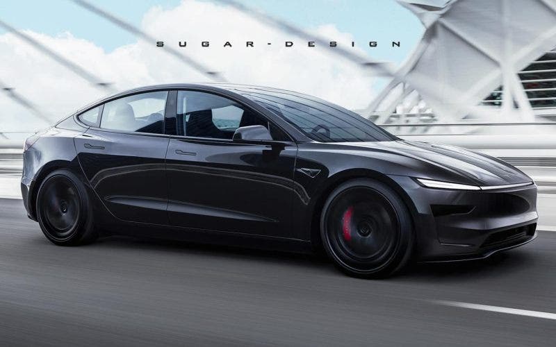 Tesla Model 3 render Juniper