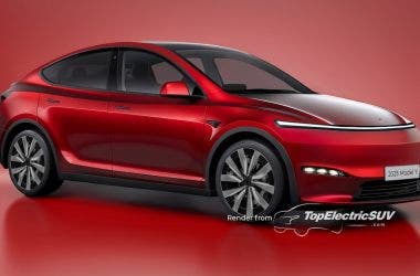 Tesla Model Y Juniper 2025 render