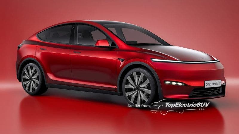 Tesla Model Y Juniper 2025 render