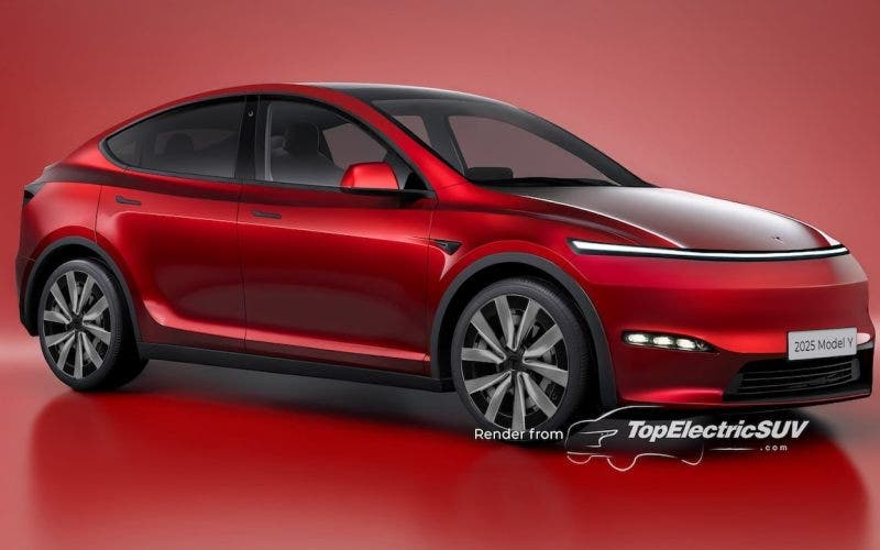 Tesla Model Y Juniper 2025 render