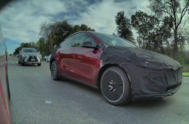 Tesla Model Y Juniper Performance foto spia