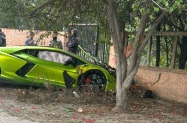 Lamborghini Revuelto incidente a beirut