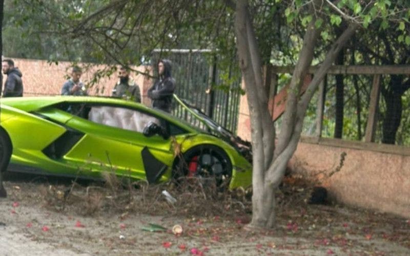 Lamborghini Revuelto incidente a beirut