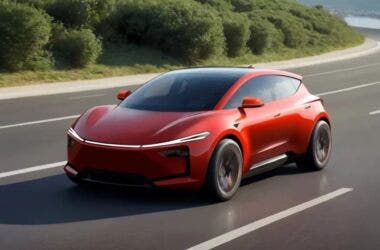 Tesla Model Q 2025 render