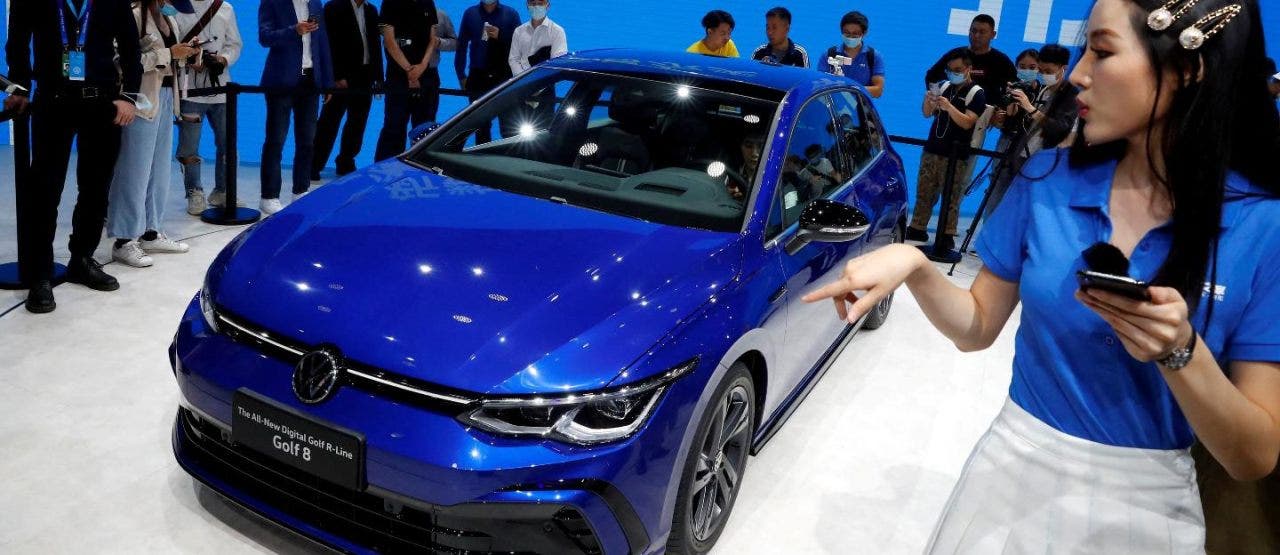 volkswagen golf, tra i produttori in cina