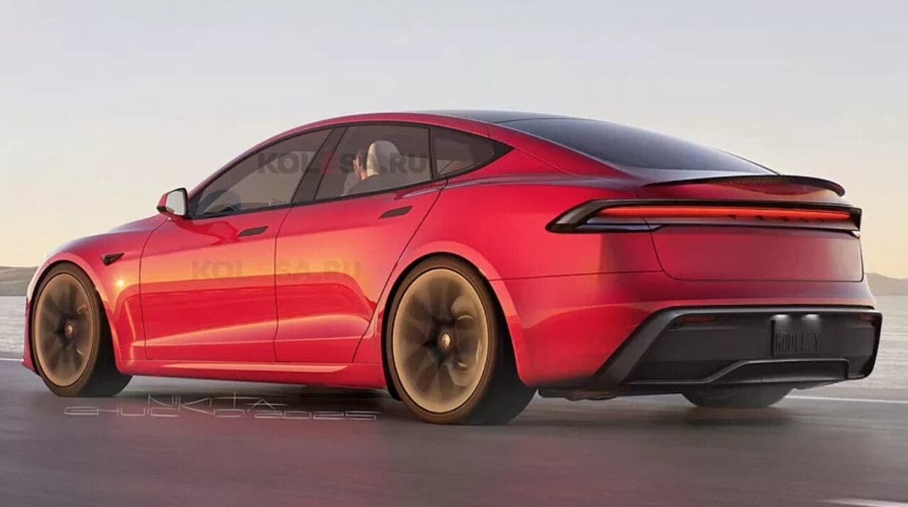 Tesla Model S render