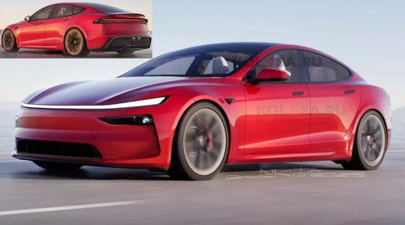 Tesla Model S render