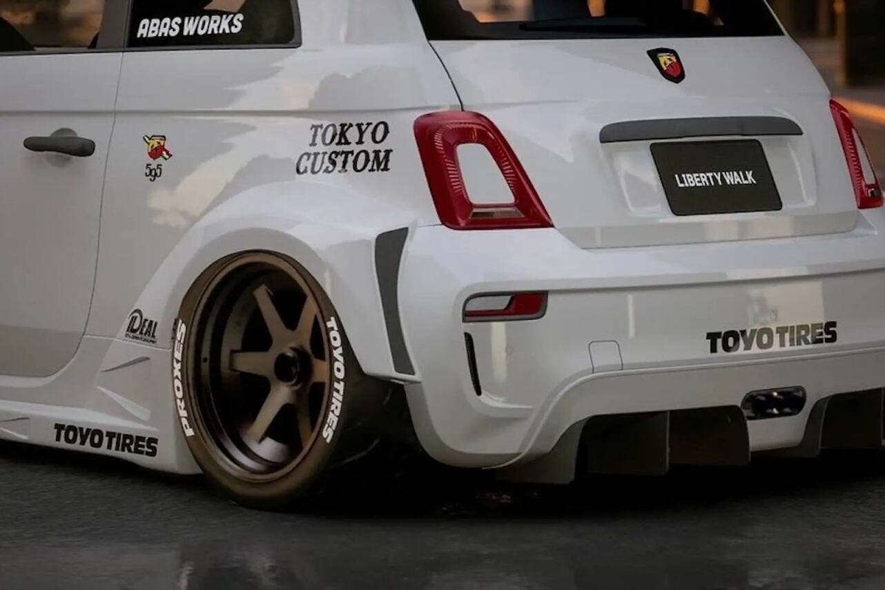 Abarth 595 Liberty Walk kit