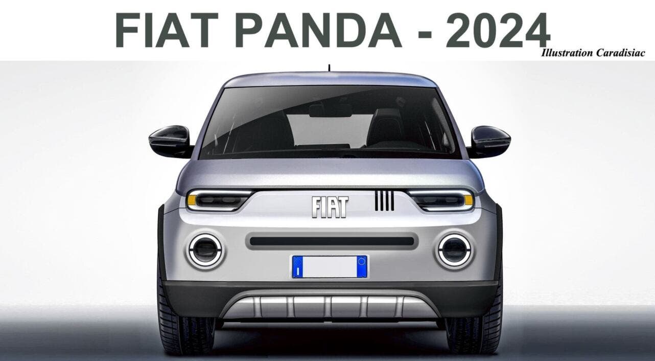 Fiat Panda 2024 render