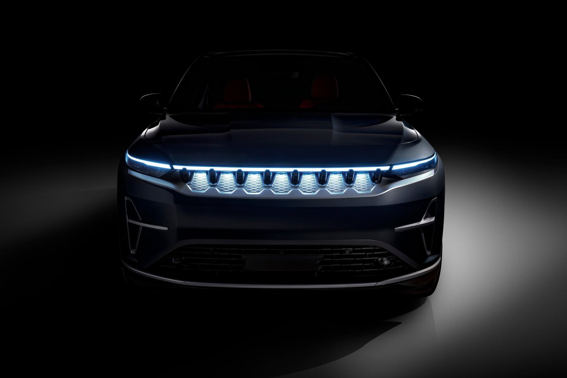 Jeep Wagoneer S the first teaser previews the design of the new