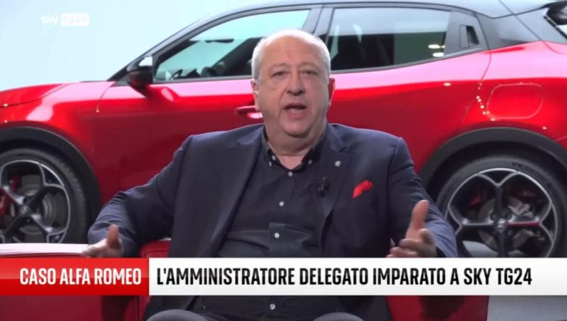 Imparato Alfa Romeo Junior interview Skytg24