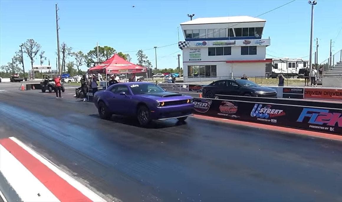 Lucid Air Shappire Dodge Challenger SRT Demon 170 drag race